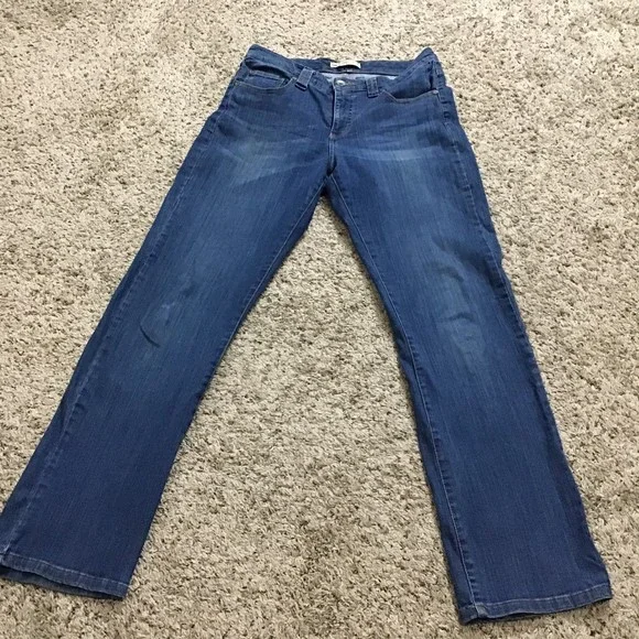 Lee Women's Jeans Size 6 Medium Straight Leg Back Pocket Flaps - Picture 11 of 13